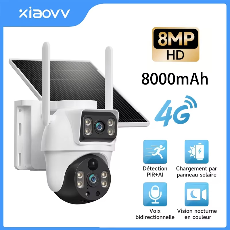 XIAOVV 8MP 4G LTE 태양광 야외 IP 카메 - Garden Camera 리뷰 및 가격