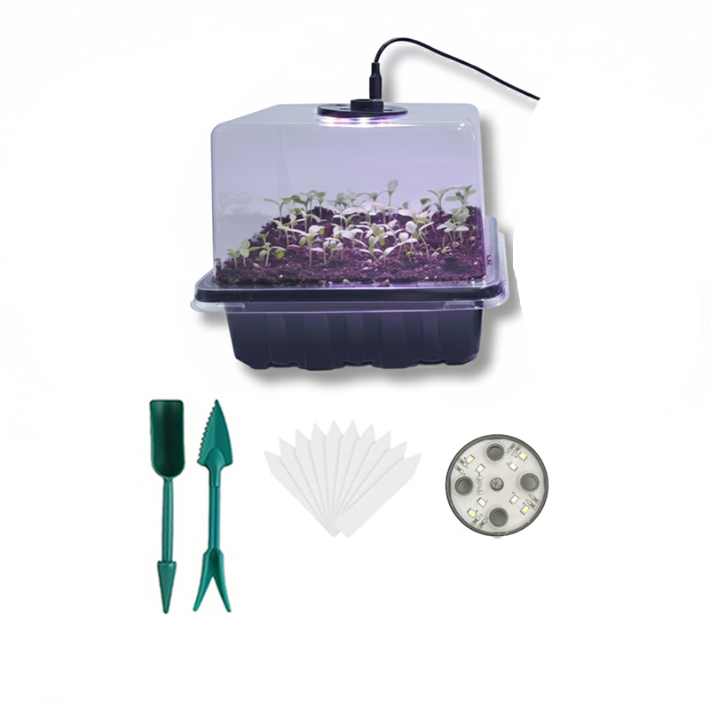 1/2/3팩 12/24/36구 셀트레이, 8개 LED  - Indoor Garden Kit 리뷰 및 가격