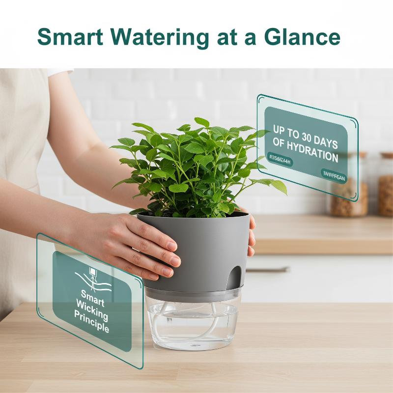 1개입 투명 플라스틱 화분, 자동 급수 기능이 있는 화 - Hydroponic Grow Pod 리뷰 및 가격